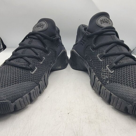 Nike Free Metcon 4 Mens 10.5 Triple Black Athletic Training Shoes CT3886-007 - Picture 2 of 15